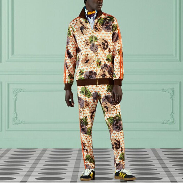 Куртка Adidas X Мужская Оранжевая Gucci, оранжевый — фото 2
