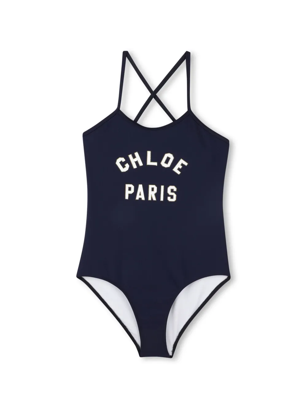 

Купальник с логотипом Chloé Kids, синий