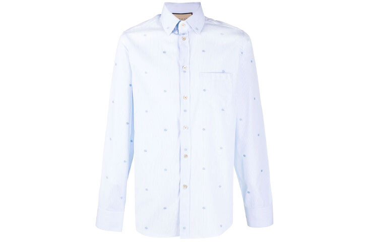 

Рубашка мужская синяя Gucci, синий