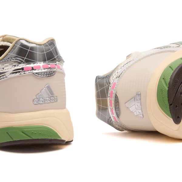 Adizero adios og кроссовки Adidas, кремовый белый, preloved зеленый & темно-коричневый — фото 4