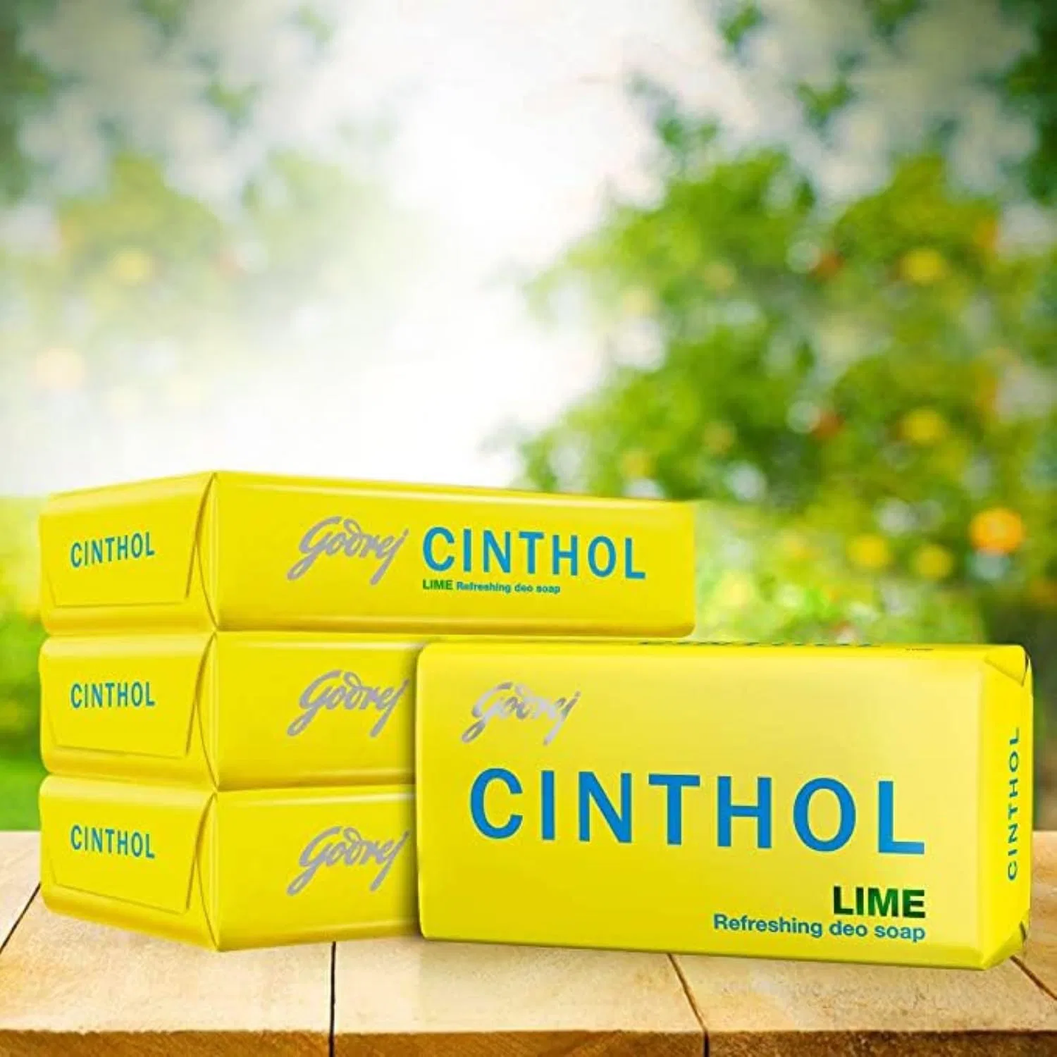 Мыло Cinthol Lime, 75 г, 4 шт. Cinthol — фото 2