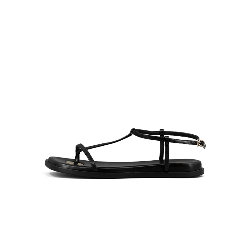 Сандалии с одним ремешком 2,5 см женские ZSBELLA, Black