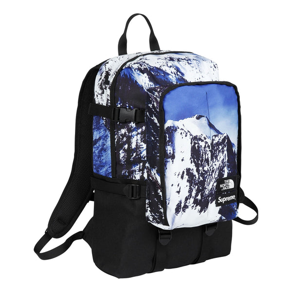 

Сумка x the north face mountain expedition backpack 'white black blue' Supreme, белый