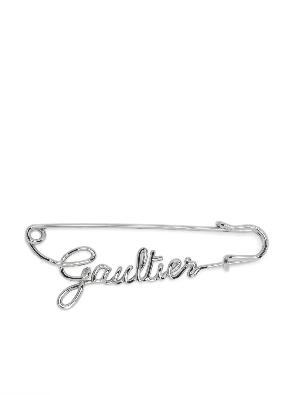 

Брошь с логотипом Jean Paul Gaultier, серебяный
