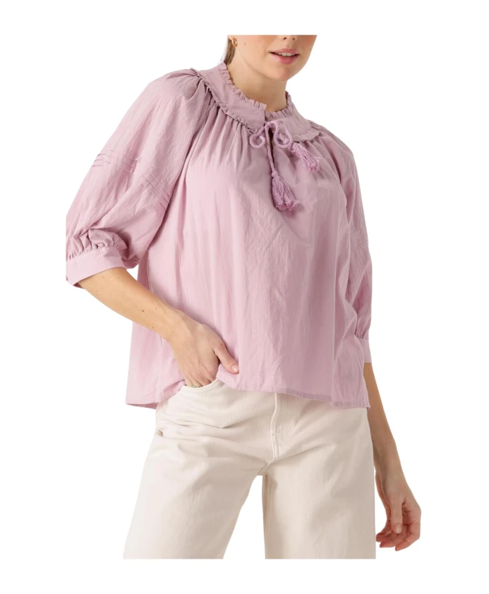 

Элегантная сиреневая блузка Lollys Laundry, розовый