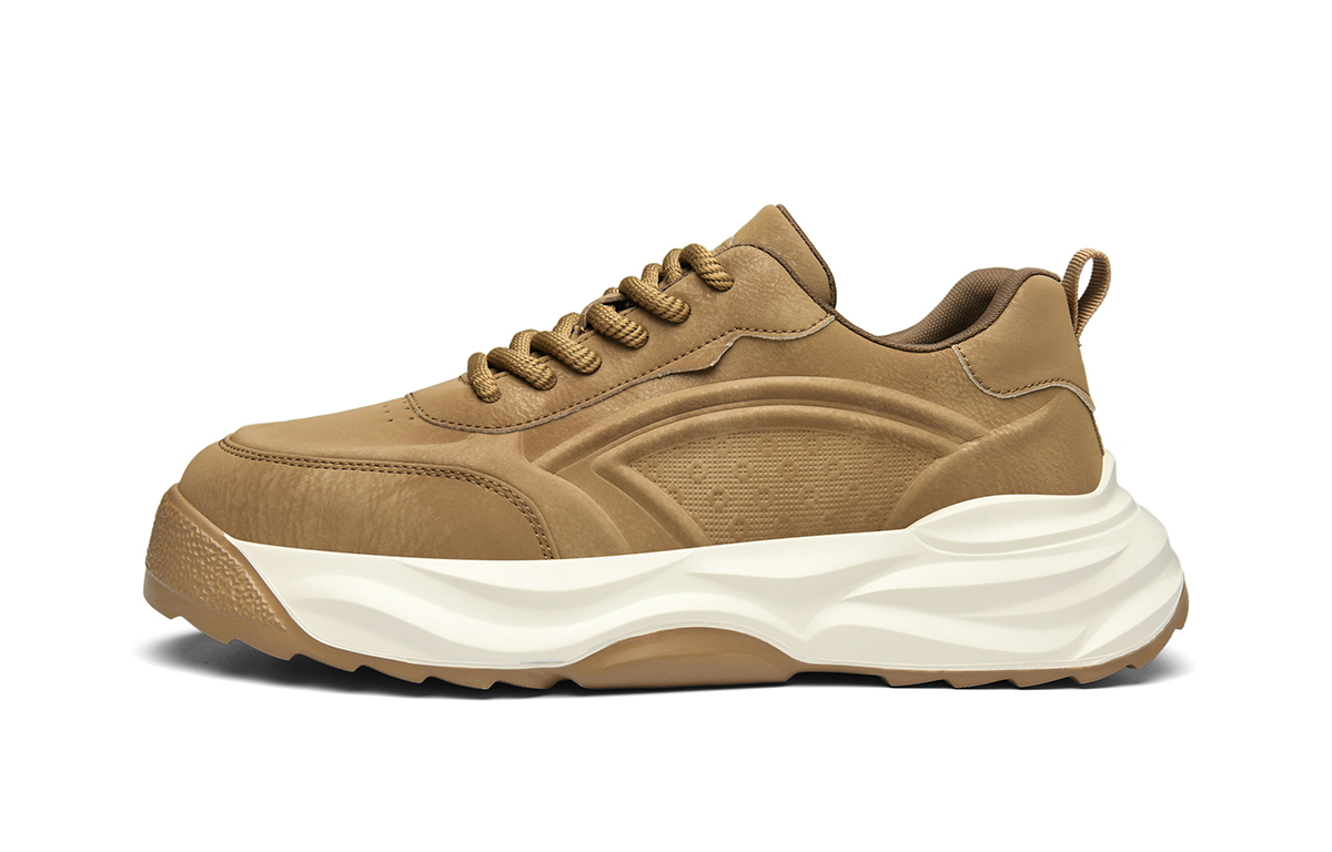 

HLA Мужские повседневные туфли мужские низкие экрю черный коричневый коричневый, цвет Brown