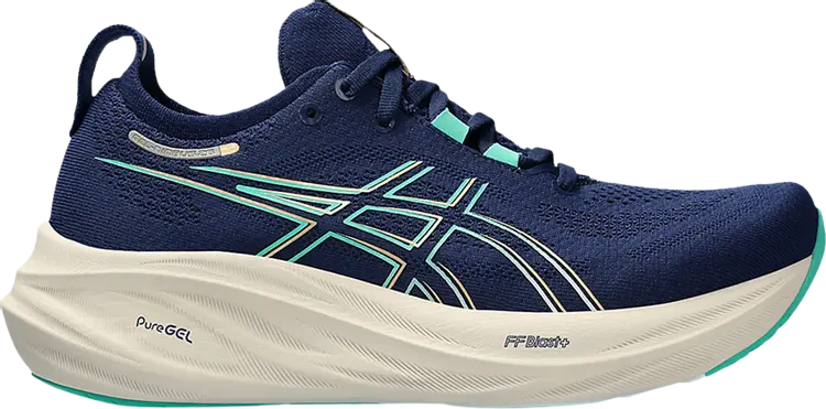 Кроссовки Wmns Gel Nimbus 26 'Blue Expanse Aurora Green', синий