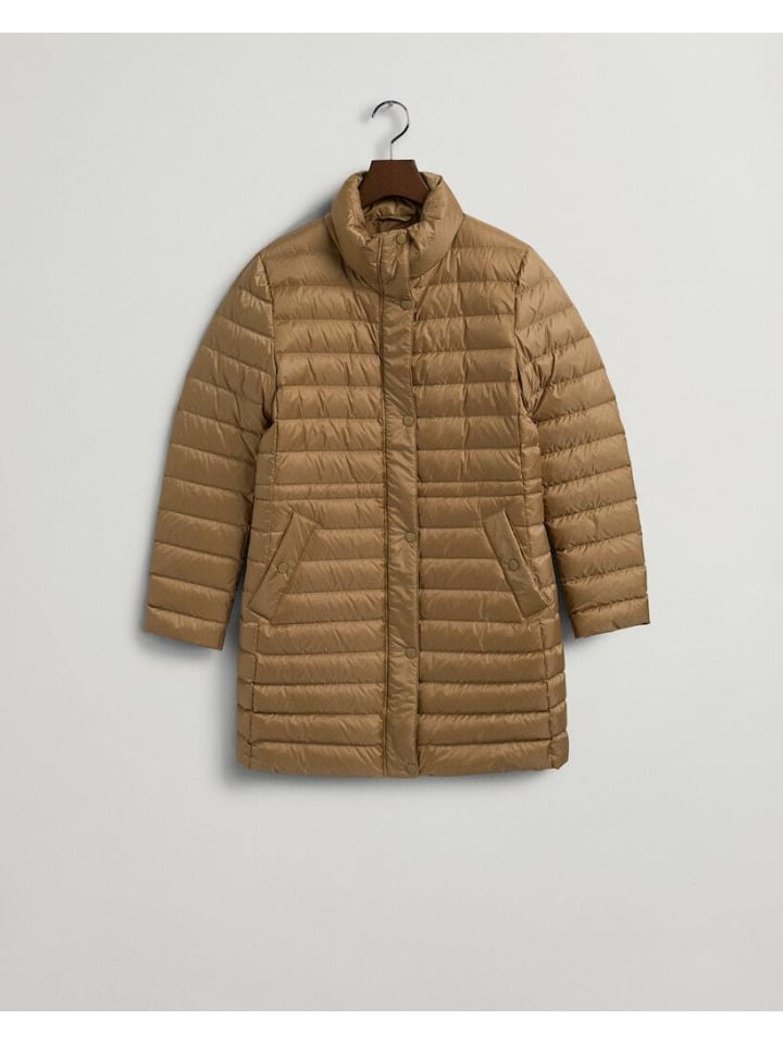 

Пуховик Gant Mantel, цвет warm khaki