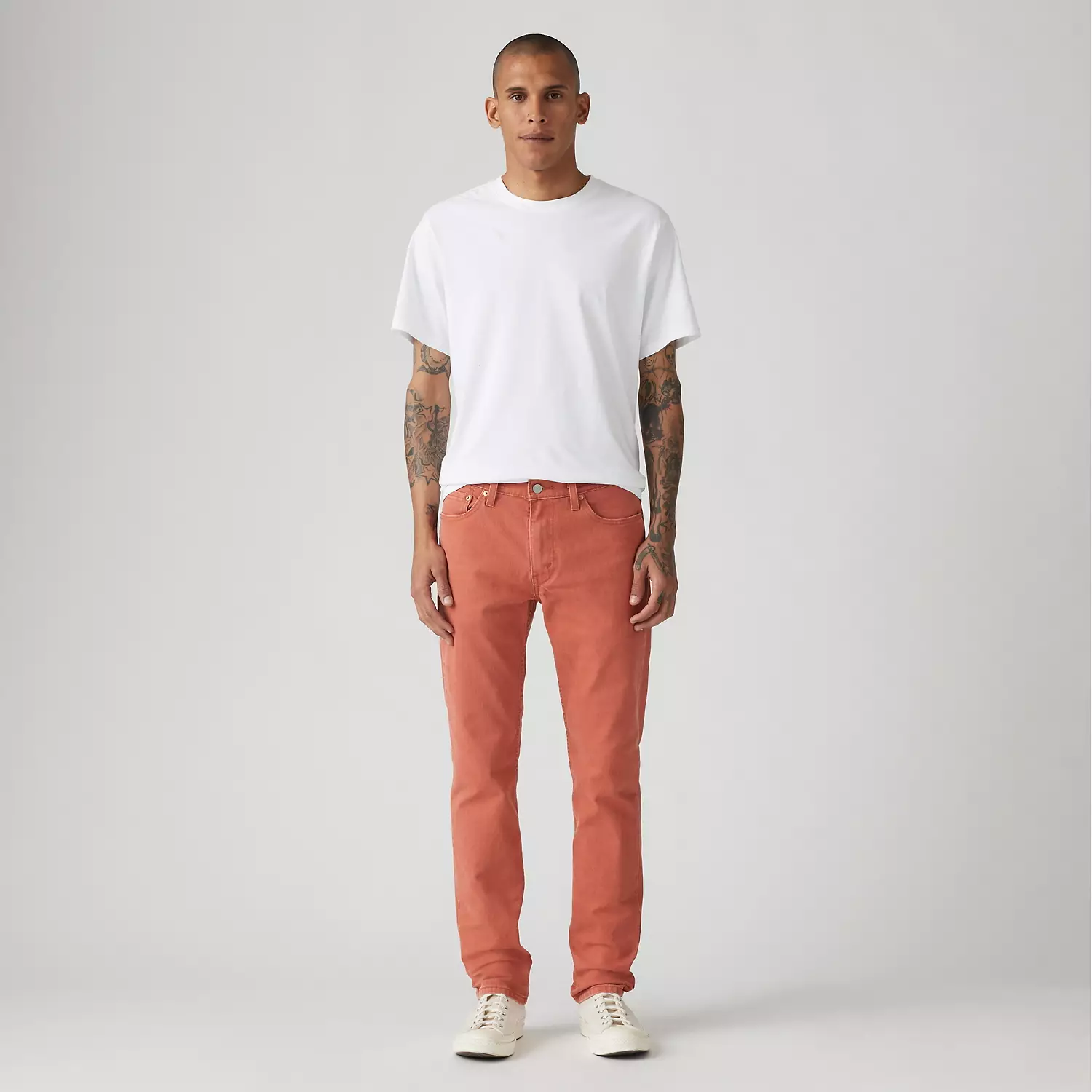

511 Узкие мужские джинсы Levi's, цвет Etruscan Red - Red
