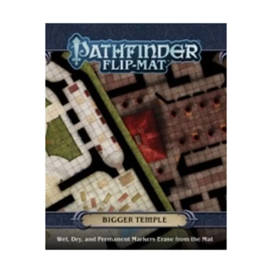 

Флип-мат – Большой храм, GameMastery - Flip-Mats - Building, City & Village Locales