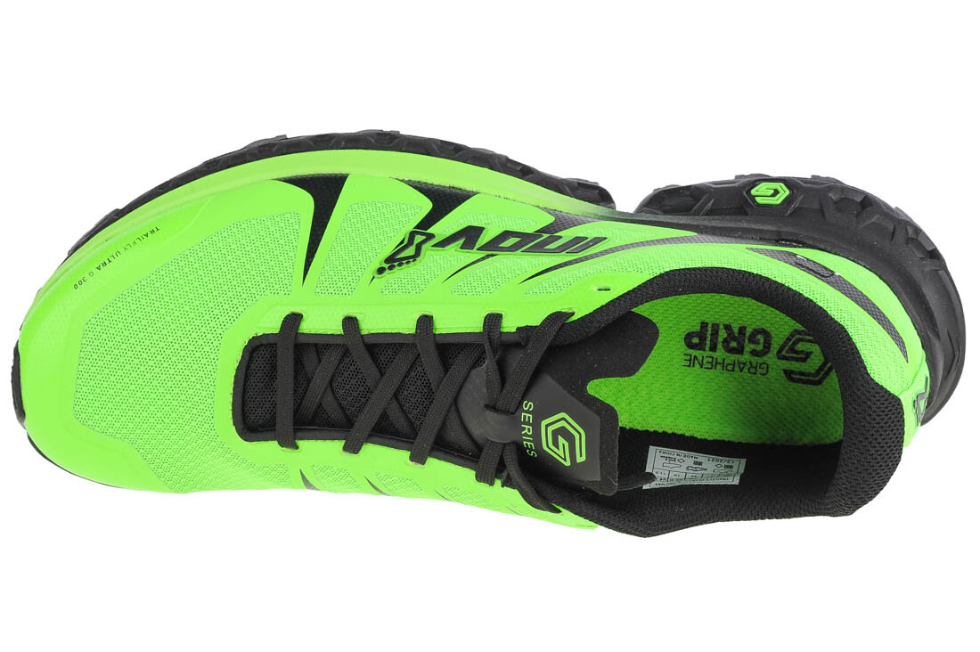 Кроссовки Inov-8 Trailfly Ultra G 300 Max, зеленый/черный — фото 3