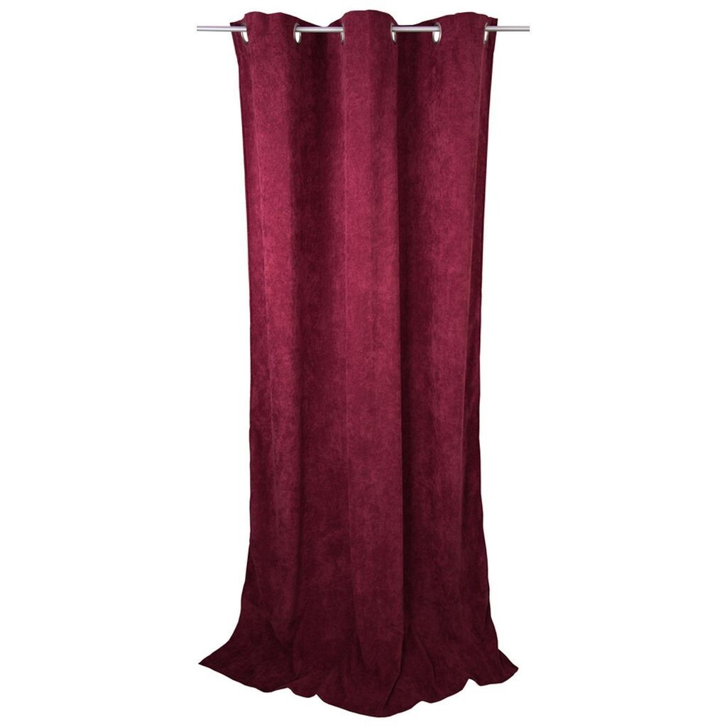 

TOM TAILOR Непрозрачная штора с люверсами CASUAL CORD бордовый 140 x 245 см, красный