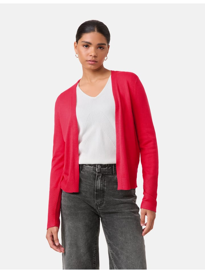 

Кардиган TAIFUN Jacke Strick, цвет Cherry Red