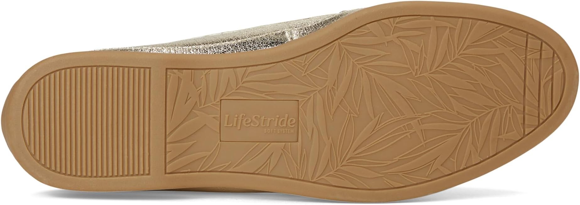 Лоферы LifeStride Malta, цвет Platino Gold Metallic — фото 3