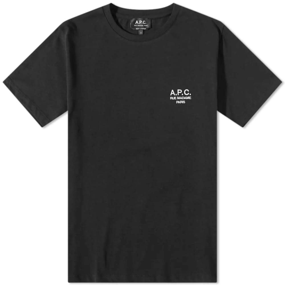 

A.P.C. Футболка Raymond с вышитым логотипом, черный