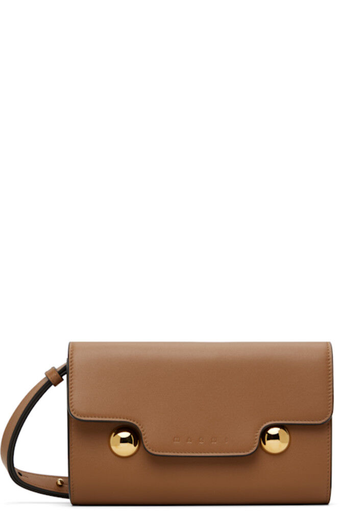 

Сумка Trunkaroo из коричневой кожи Marni