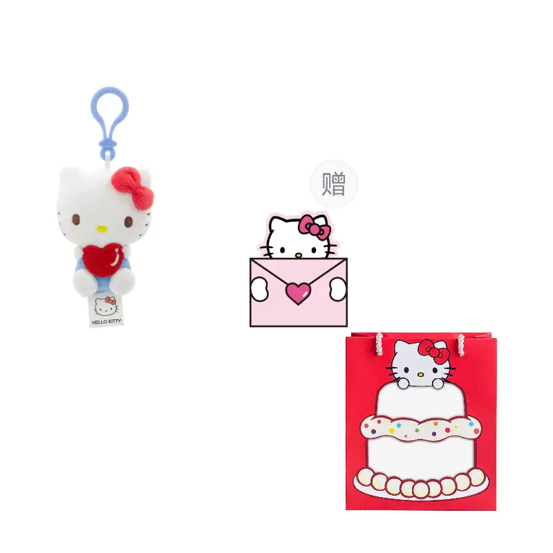 

Sanrio Серьга Hello Kitty, Hello Kitty Small Heart Charm (Comes with Greeting Card)