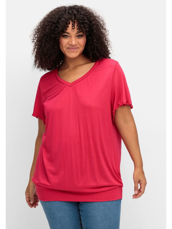 

Футболка sheego, цвет sorbet pink