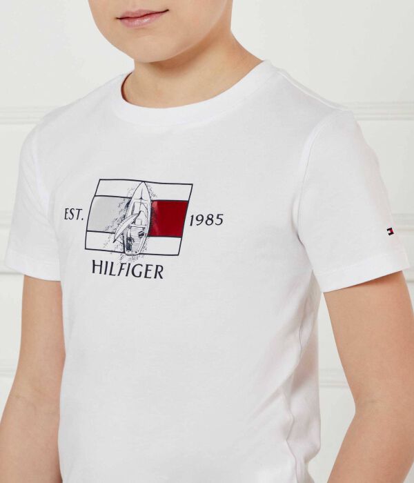 Футболки Regular fit Tommy Hilfiger, белый — фото 4