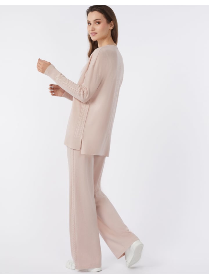 

Тканевые брюки Marc and Andre Jogginghose Braided Elegance, розовый
