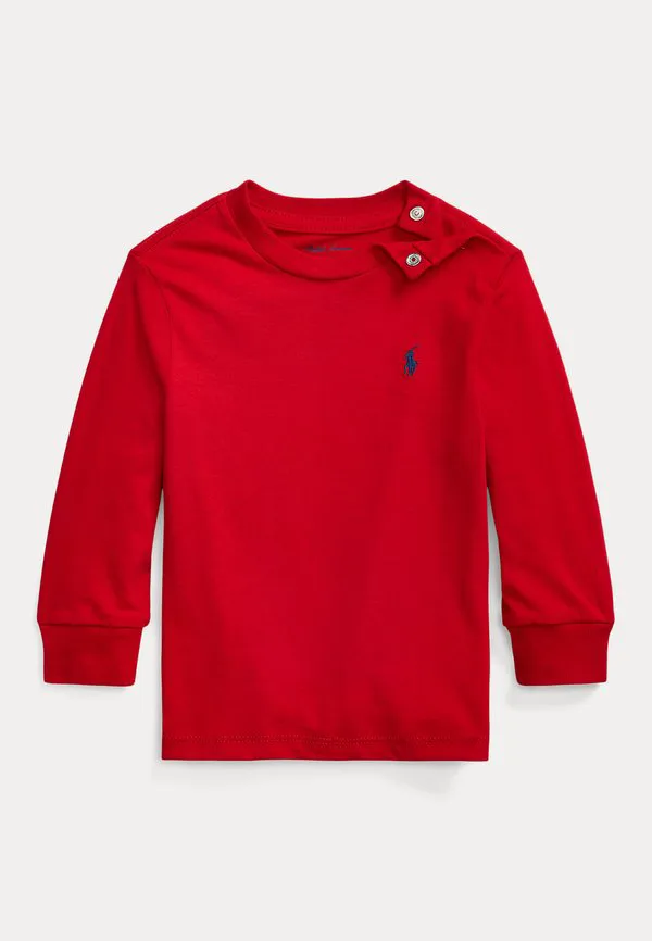 Футболка с длинным рукавом из хлопкового трикотажа. Polo Ralph Lauren, Red