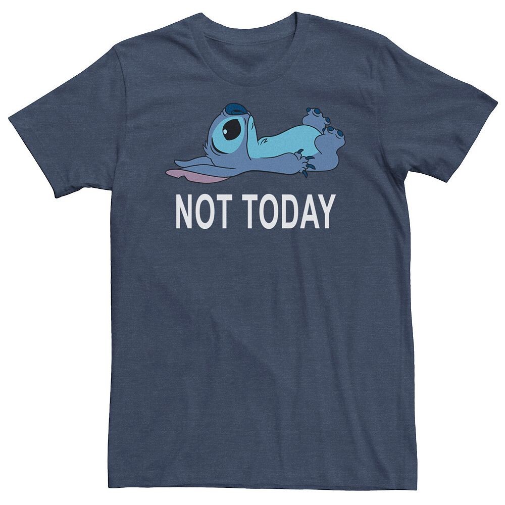 

Футболка Big & Tall Disney Lilo & Stitch Not Today Stitch Licensed Character, цвет Navy Heather