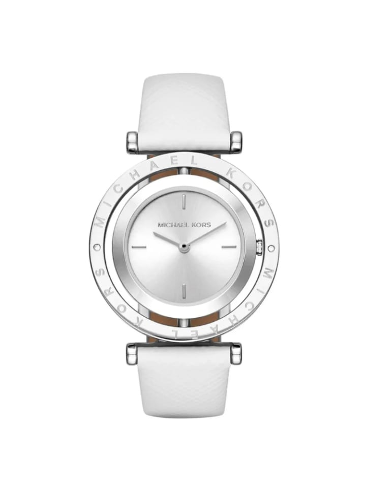 

Michael Kors Женские часы белого цвета, кожаный ремешок, модель: MK2524 Averi Lady