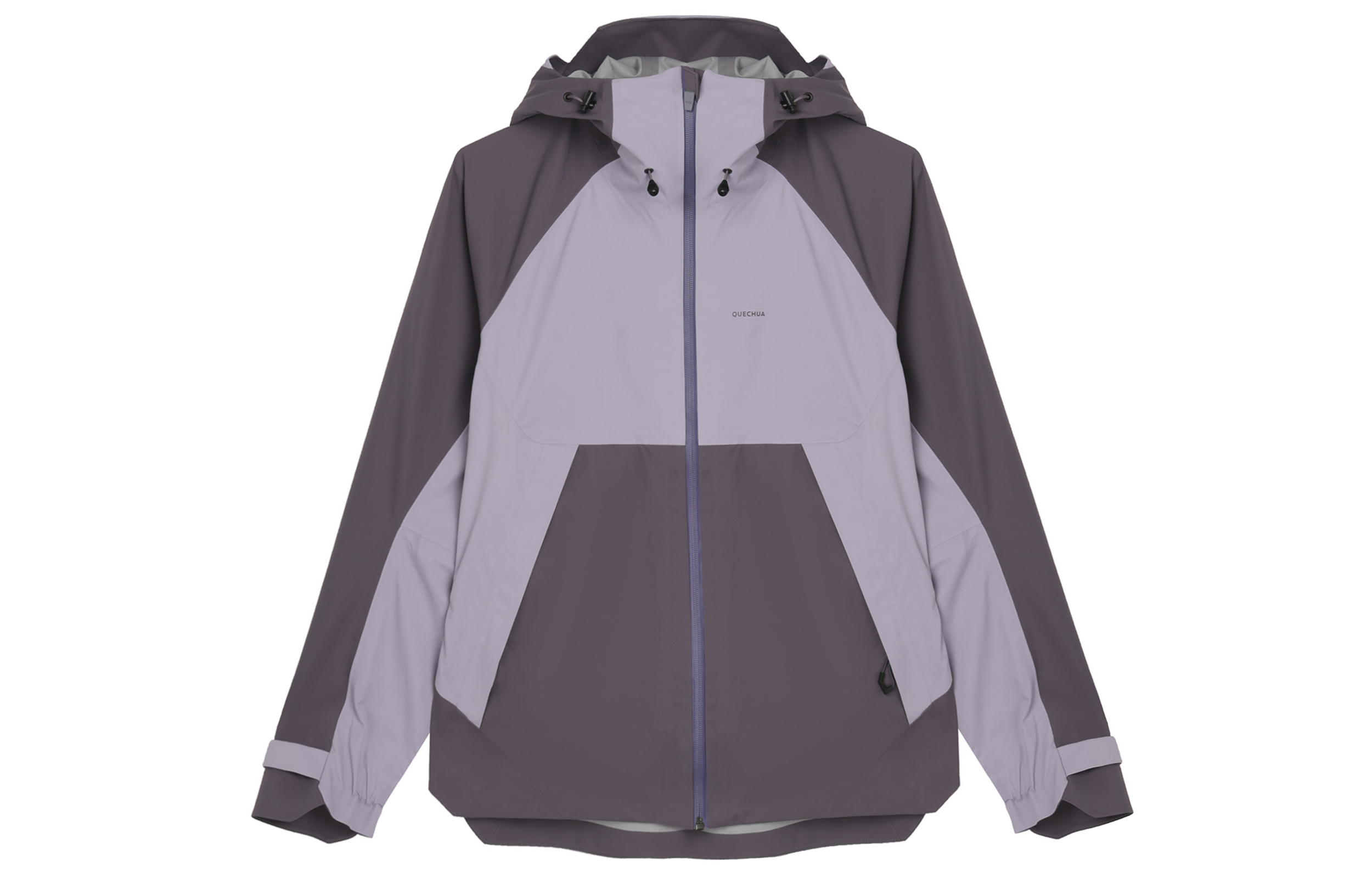 

DECATHLON Женская ветровка MH500, водонепроницаемая, ветрозащитная, дышащая, нежно-фиолетового/фиолетового цвета