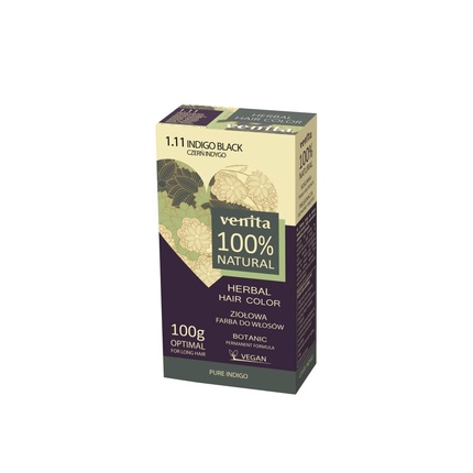 

Краска для волос Herbal Hair Color 1.11 Indigo Black 100 мл Venita