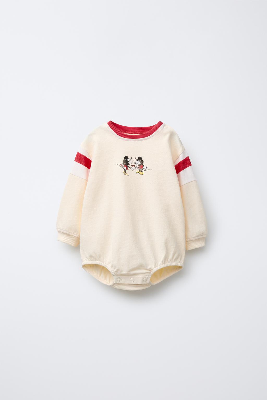 

Боди с микки маусом disney ZARA, цвет Vanilla
