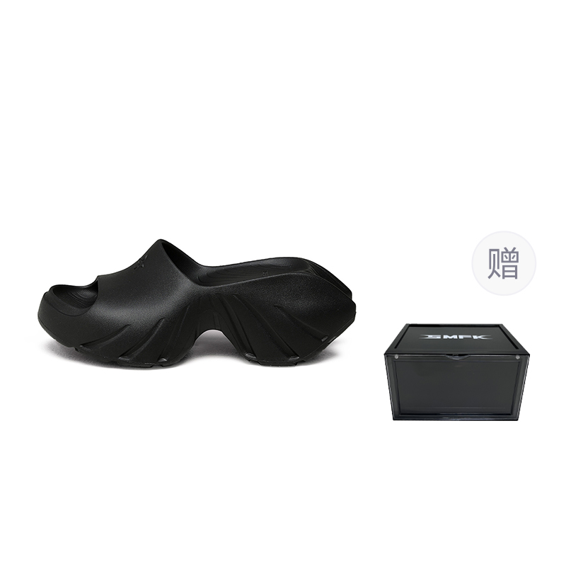 SMFK Женские бесшумные резиновые шлепанцы Graphite Black с магнитной коробкой для хранения, цвет Graphite Black-Comes with Magnetic Storage Box
