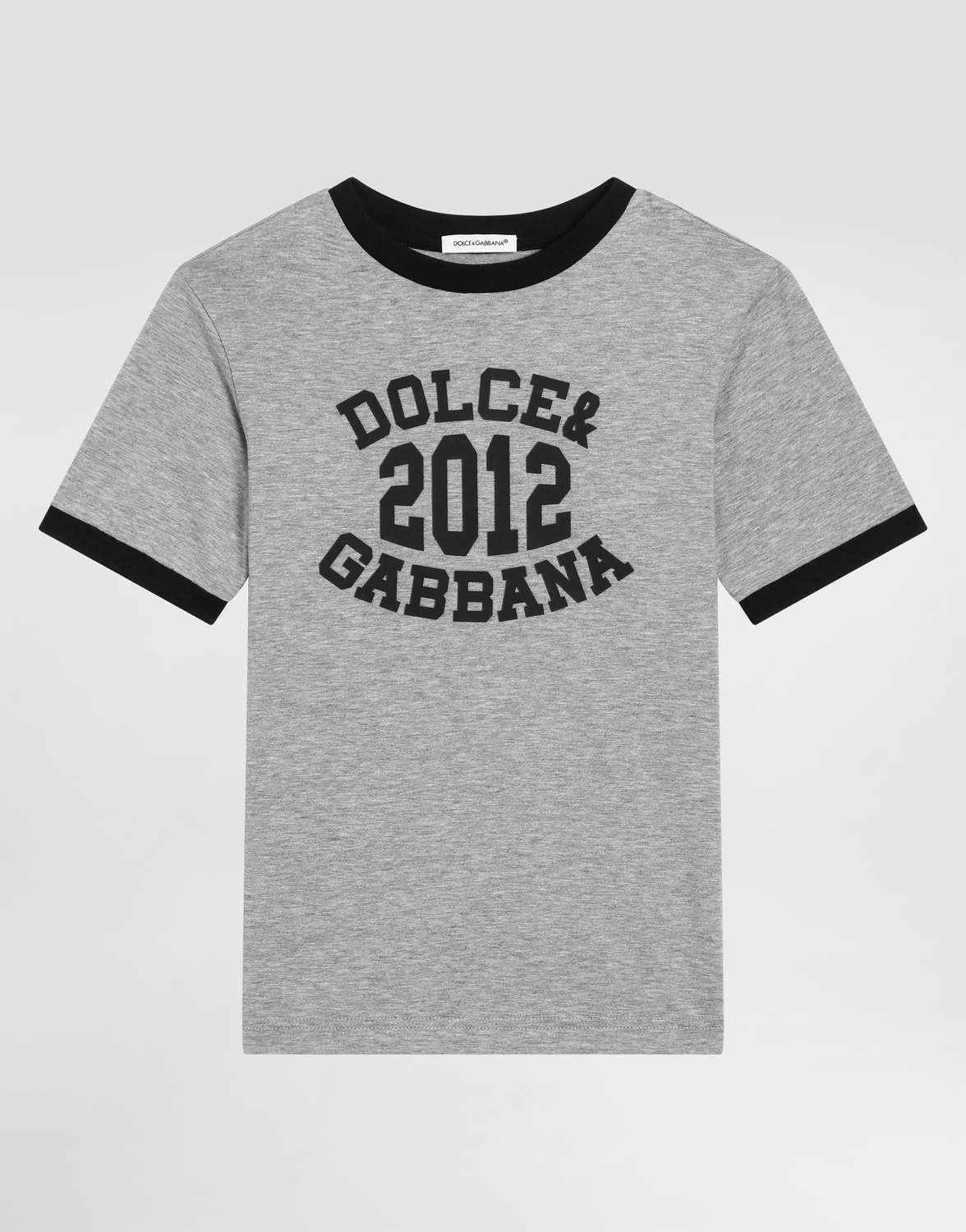 

Футболка из джерси с принтом Dolce&Gabbana, серый