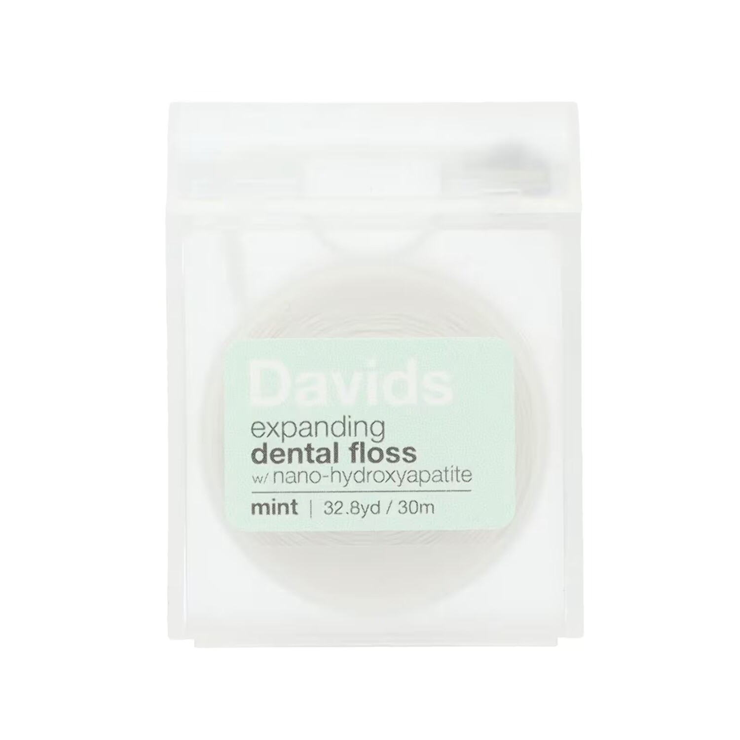 Система сменных картриджей Davids Natural Toothpaste Mint для зубной нити + сменный блок, 2 штук — фото 3