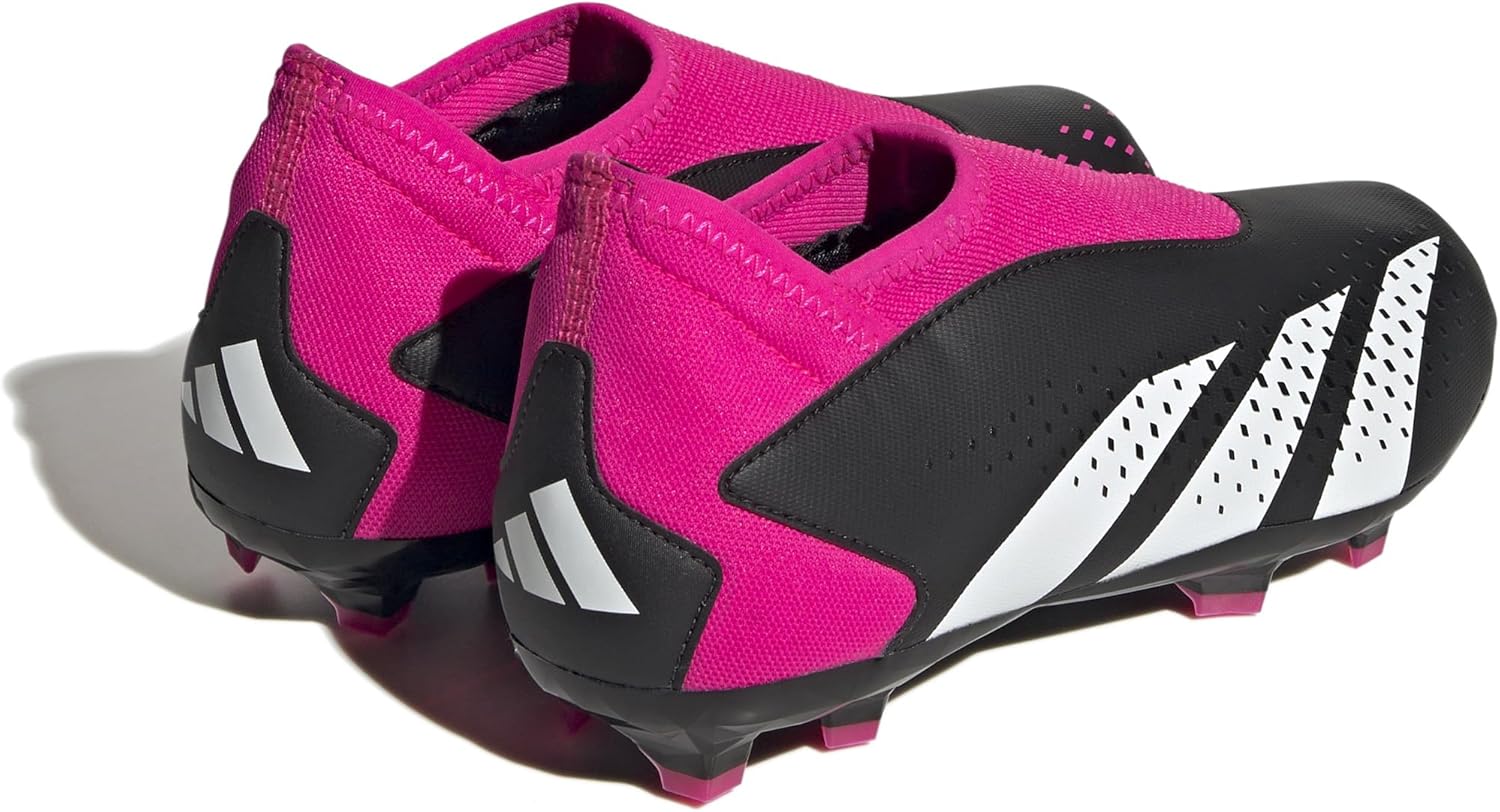 Детские кроссовки adidas Predator Accuracy.3 для твердого грунта без шнурков, белый/черный — фото 2