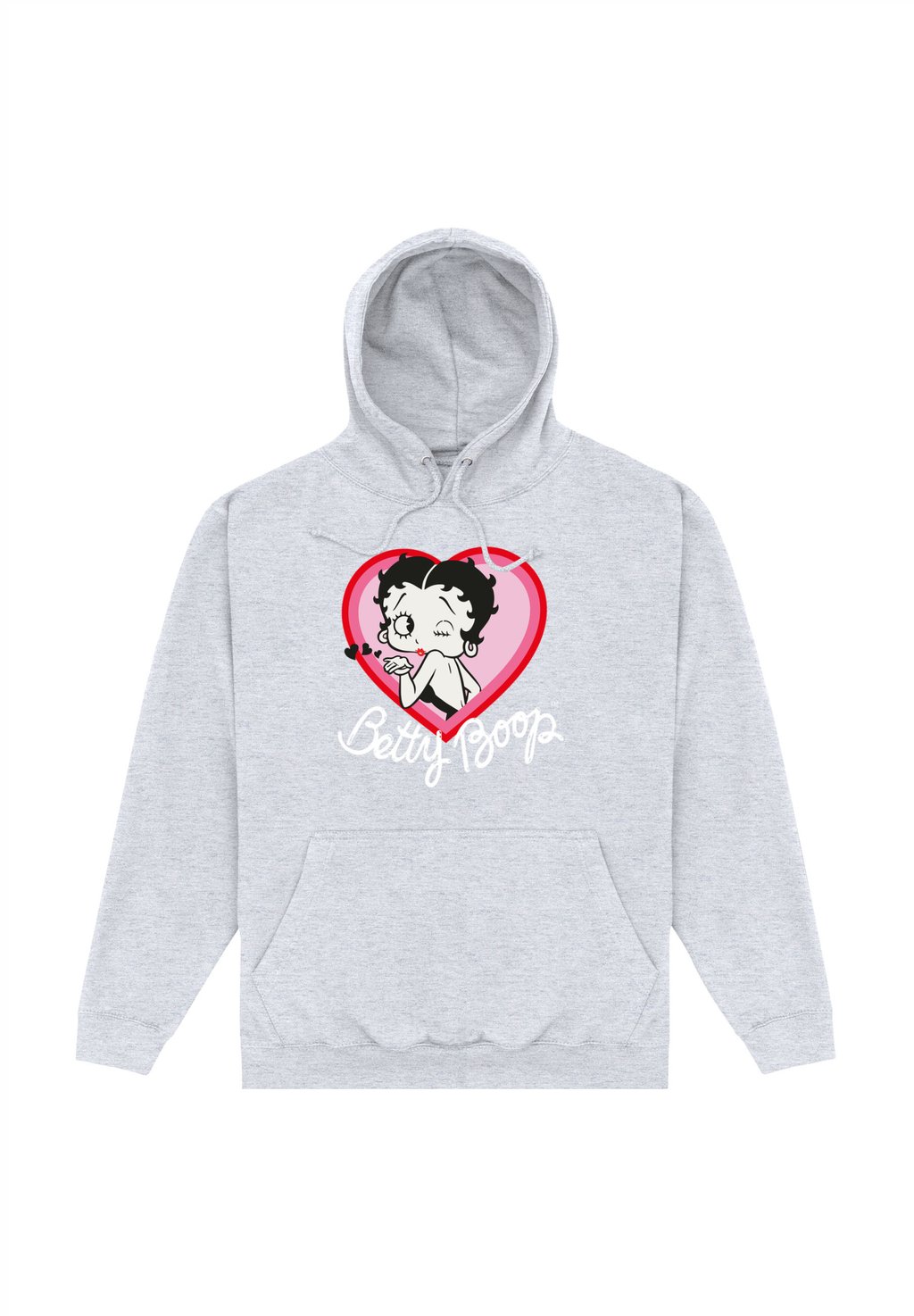 

Толстовка BETTY BOOP BLOW A KISS Henry Tiger, светло-серый