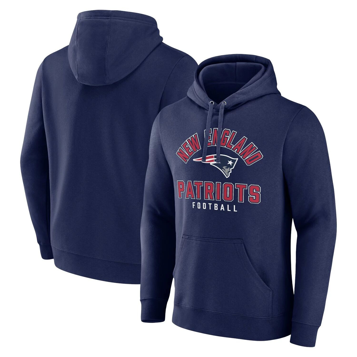 

Мужской пуловер с капюшоном New England Patriots темно-синего цвета с логотипом между пилонами Fanatics, Синий, Мужской пуловер с капюшоном New England Patriots темно-синего цвета с логотипом между пилонами Fanatics