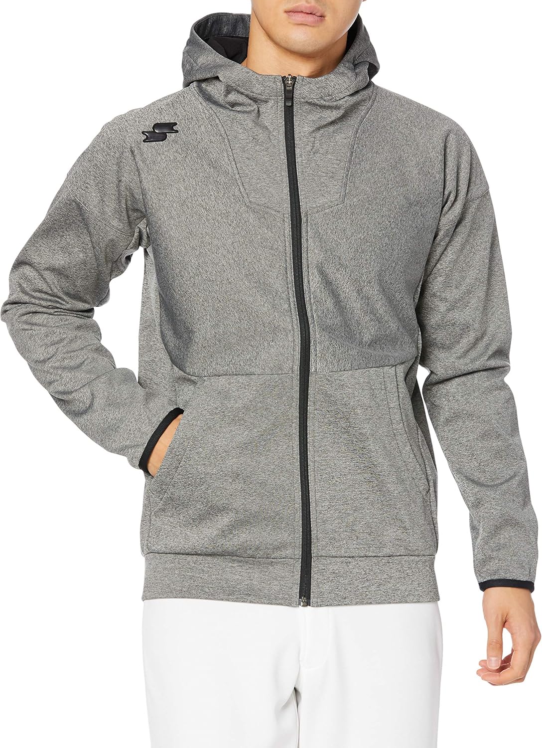 

Мужская толстовка с длинным рукавом и застежкой-молнией SSK Bonding Sweat Hoodie, серый