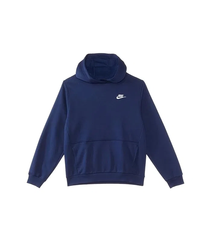 Худи Nike Kids NSW Club Fleece LBR, Midnight Navy/White