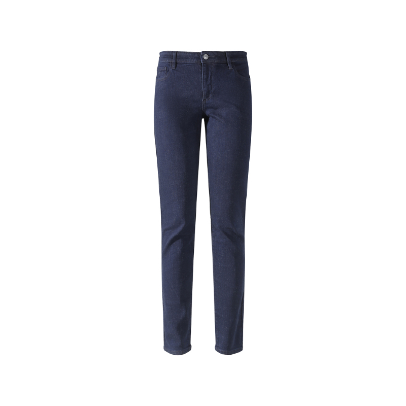 

ARMANI EXCHANGE Джинсы женские SS24 темно-синего цвета