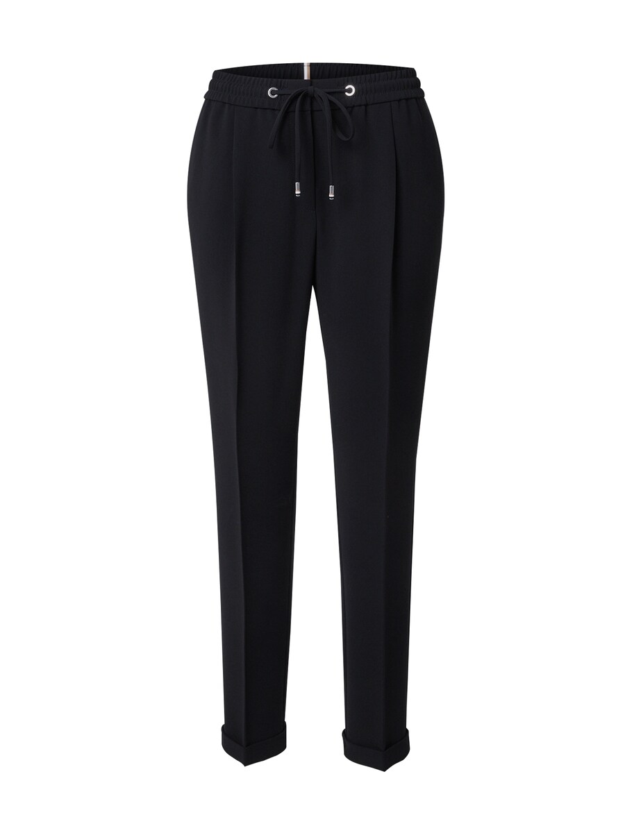 

Брюки со складками спереди BOSS Tapered Pleat-Front Pants Tariyanah, черный