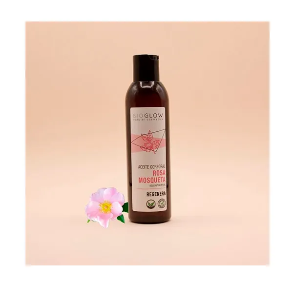 Омолаживающее масло Aceite Corporal Rosa Mosqueta Bioglow, 200 ml — фото 2
