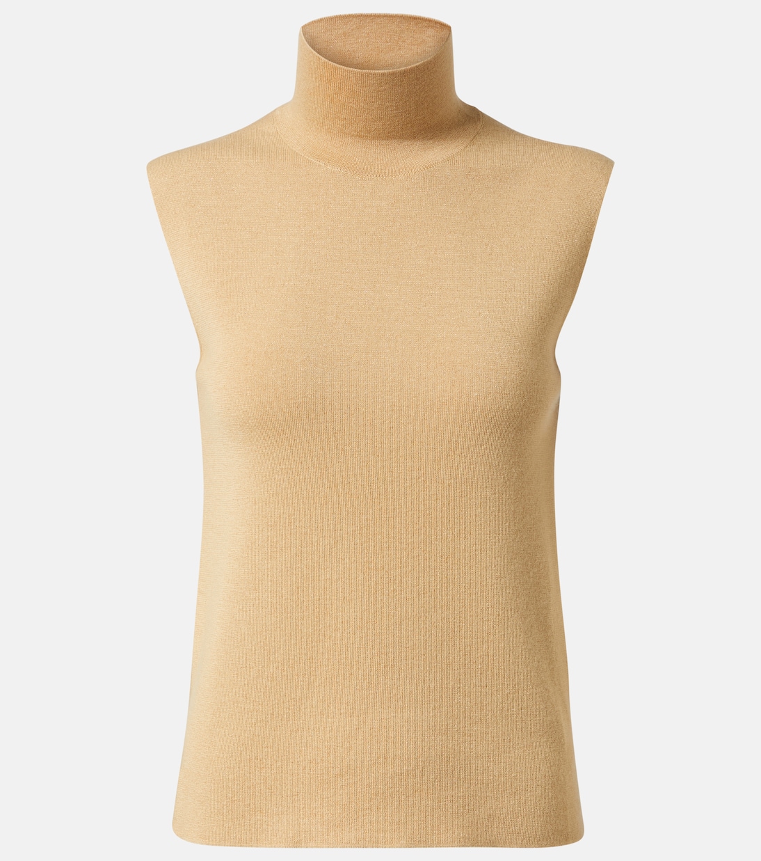 

Свитер водолазка из смесового кашемира Luciole Loro Piana, Clear Gold