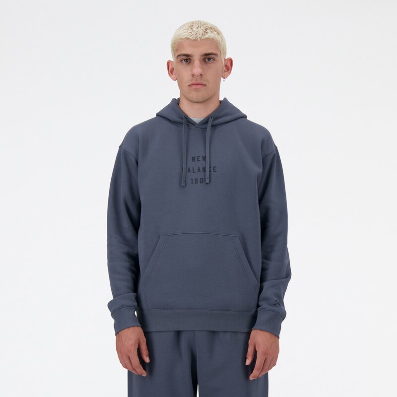 

Толстовка с капюшоном, мужская, стильная толстовка с капюшоном New Balance, черный