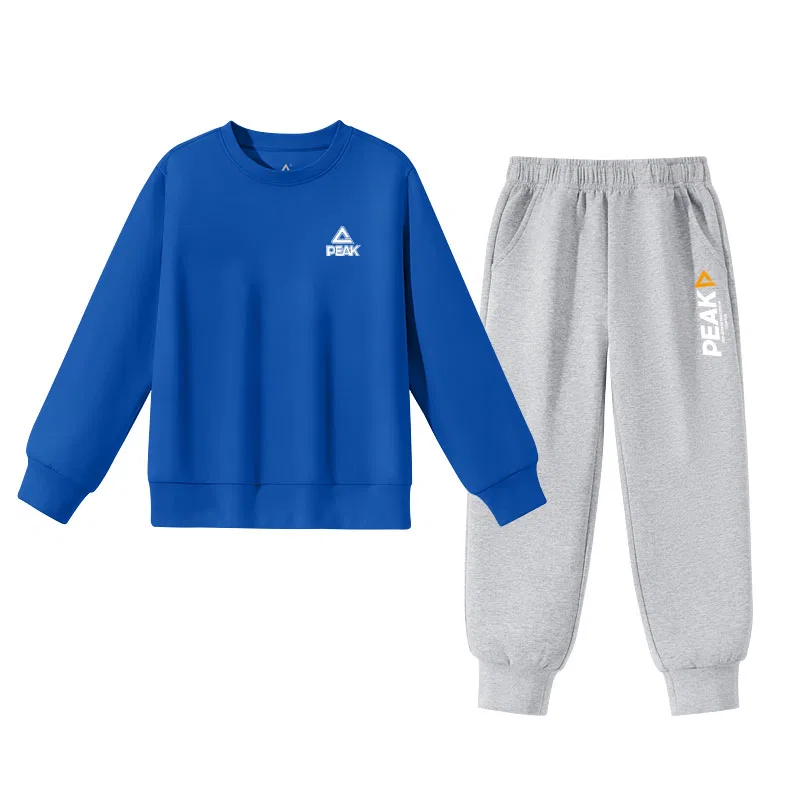 Детский спортивный костюм с круглым вырезом PEAK Colorful Blue