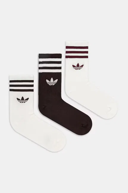 Носки длинные 3 шт Adidas Originals, белый
