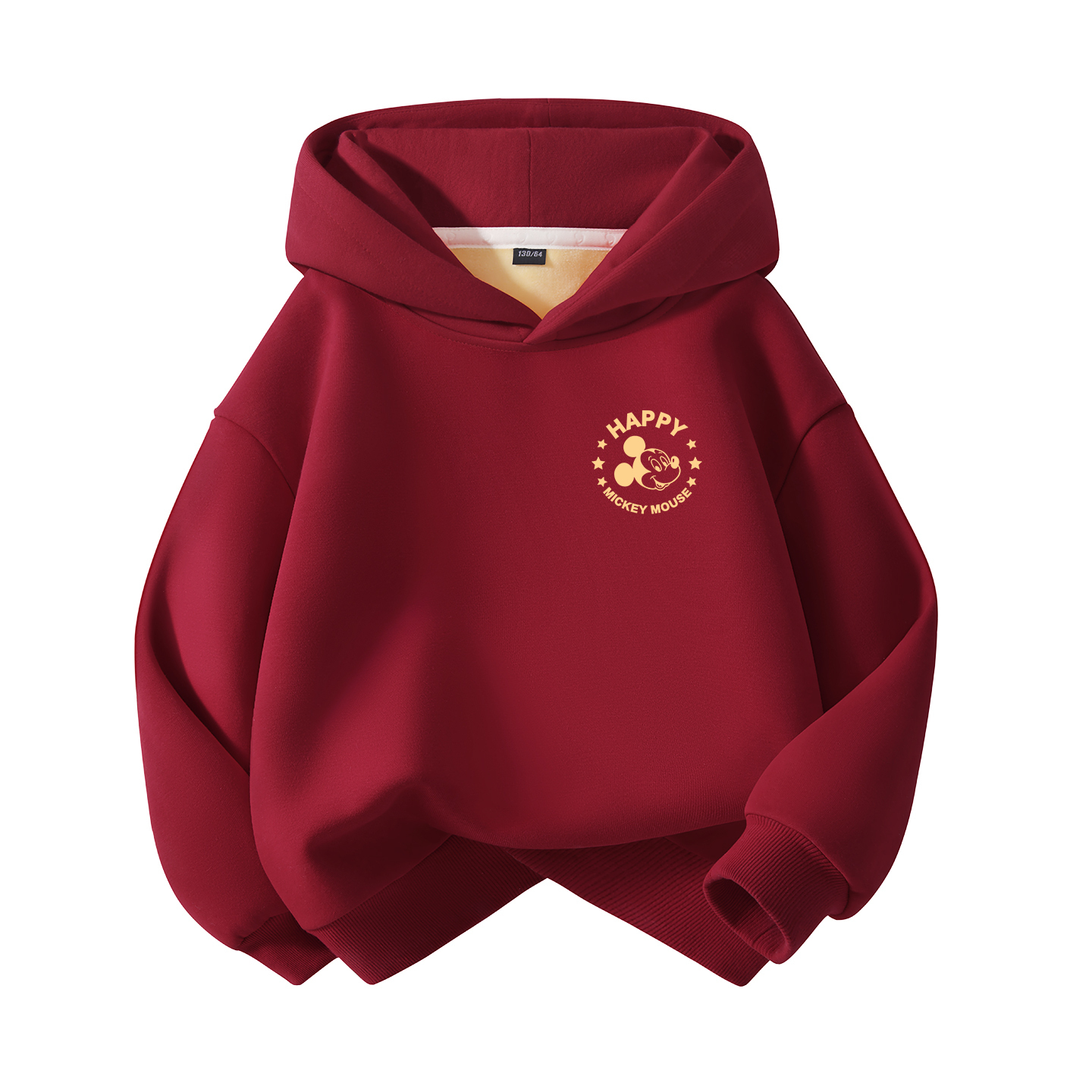 

Детская толстовка с капюшоном, утепленные и на флисовой подкладке Disney, [thickened and fleece-lined]dile chip k бордовый