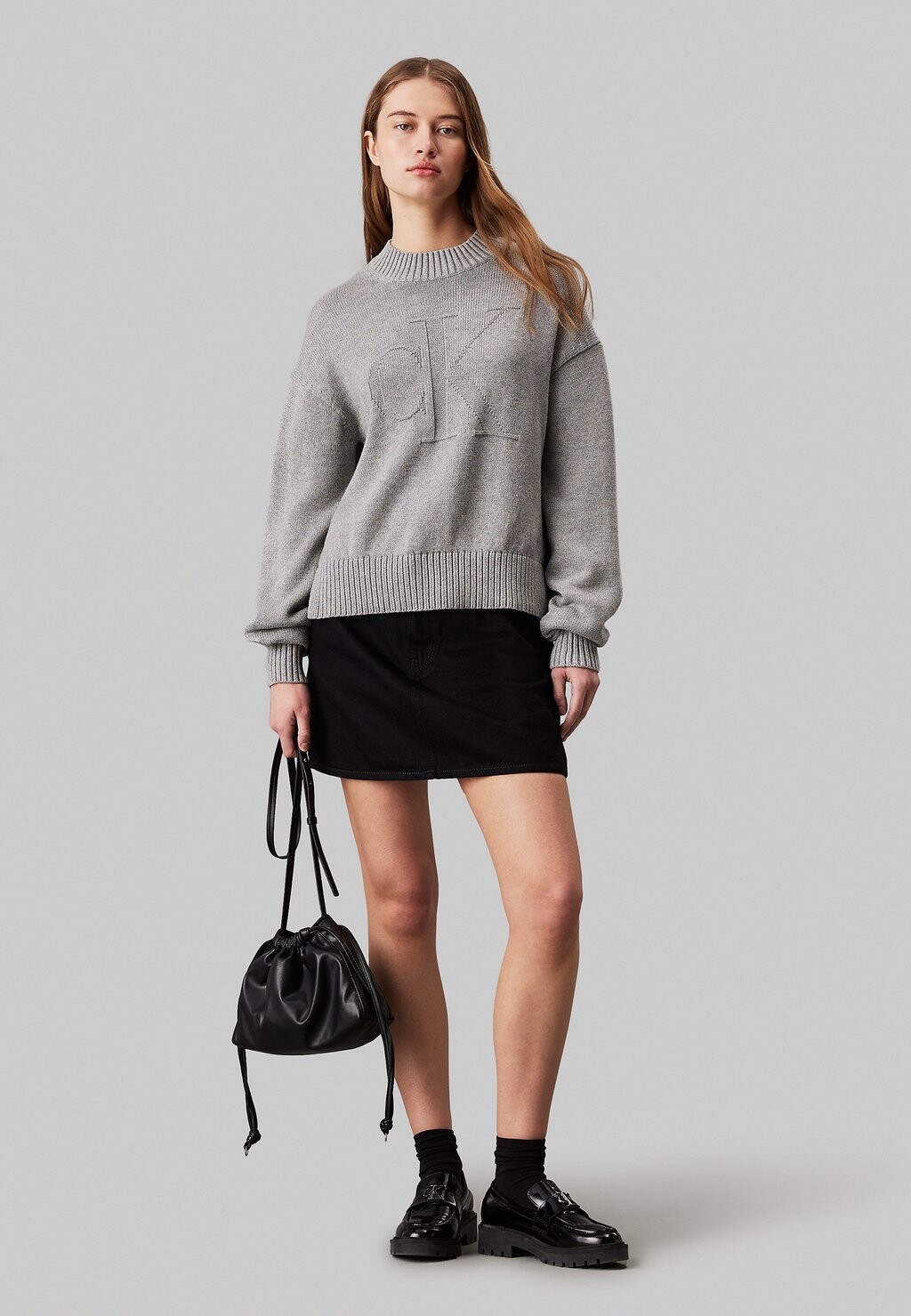 

Джемпер INTARSIA Calvin Klein Jeans, серый
