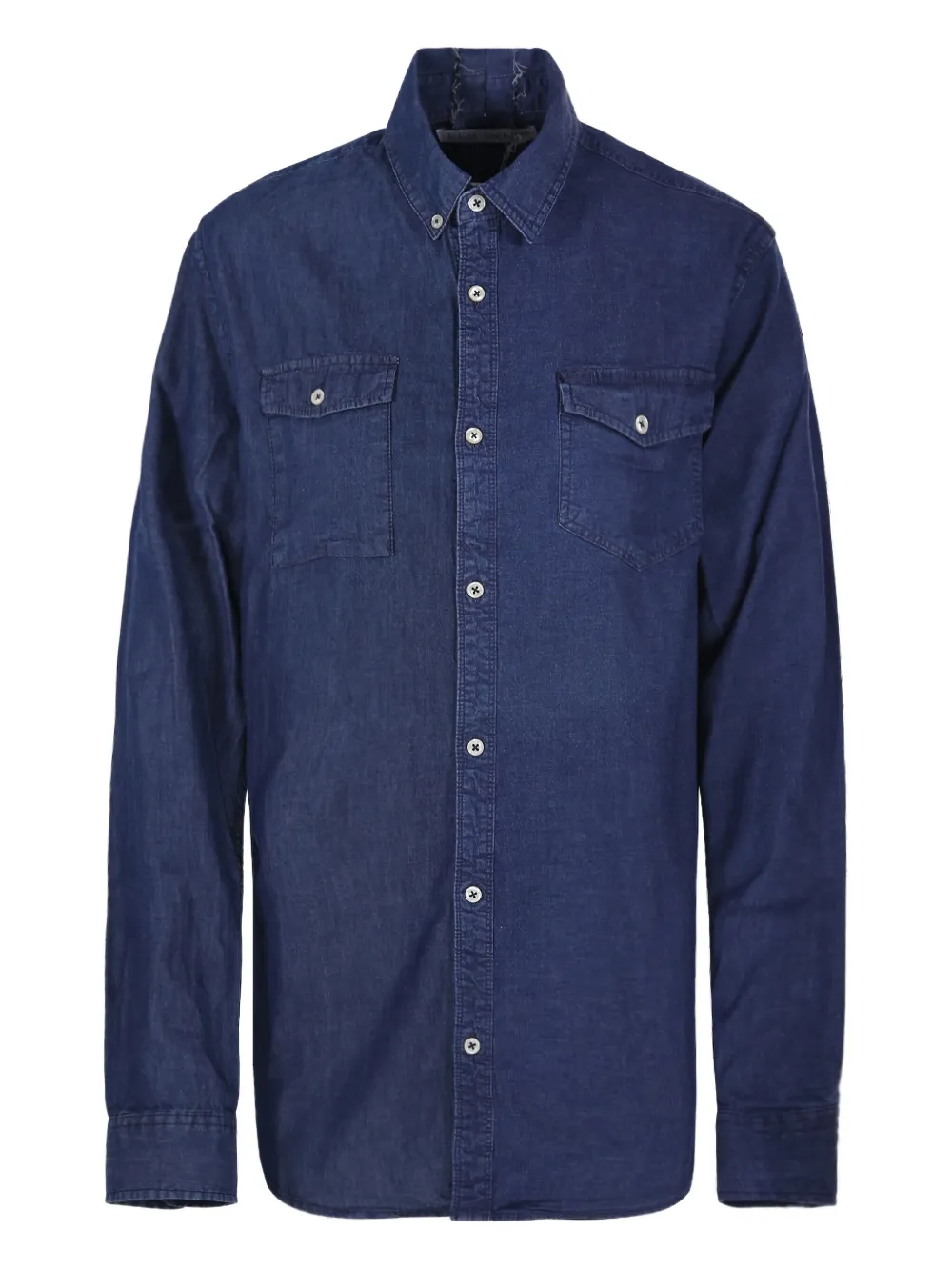 

Джинсовая рубашка с карманами E.L.V DENIM, синий