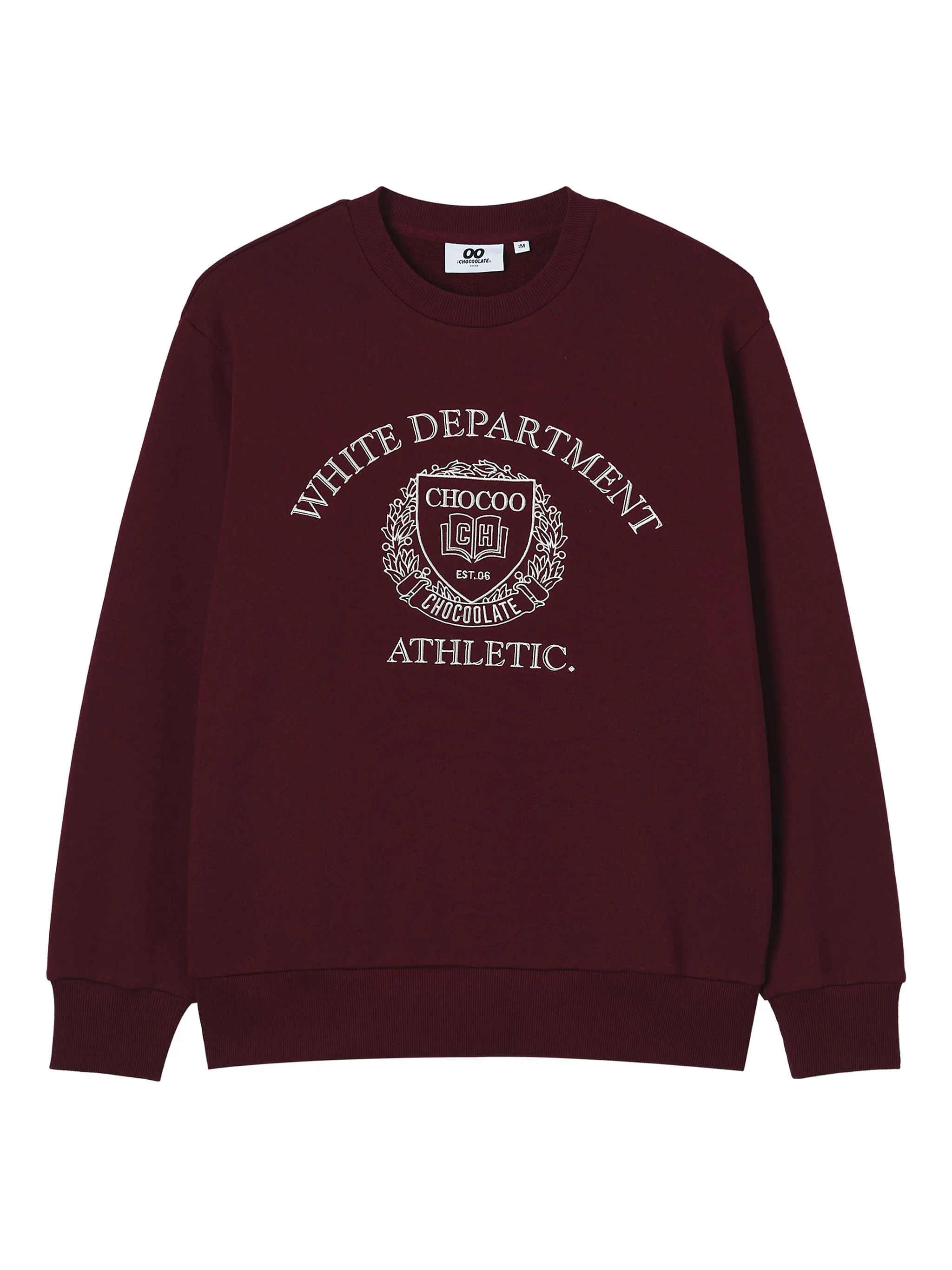 

Толстовка с вышивкой Chocoolate, красный