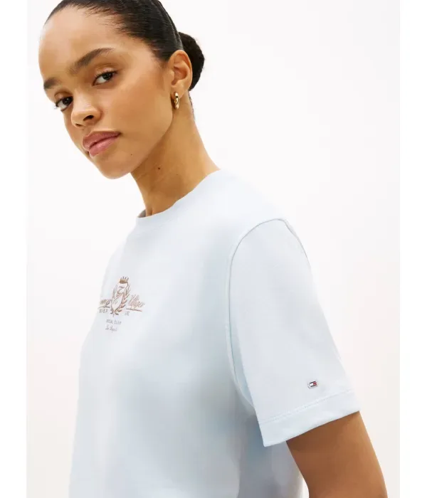 Футболка VARSITY loose fit Tommy Hilfiger, небесно-голубой — фото 4